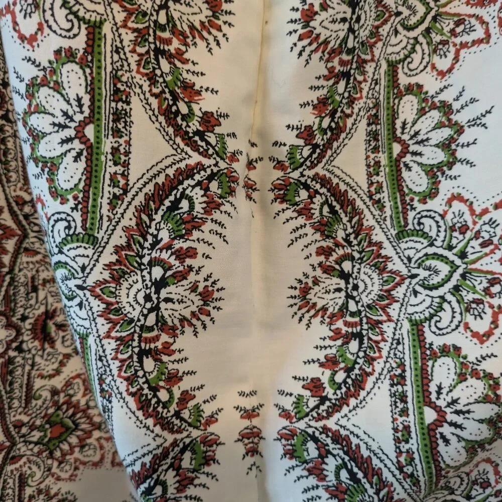 Anthropologie Maeve Printed White Button Front Skirt - Picture 10 of 11